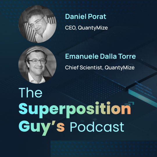 Daniel Porat, CEO, and Emanuele Dalla-Torre, Quantymize