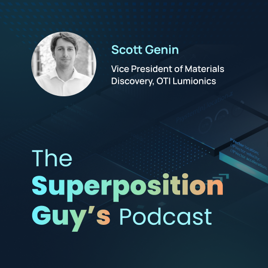 Scott Genin, Vice President of Materials Discovery at OTI Lumionics