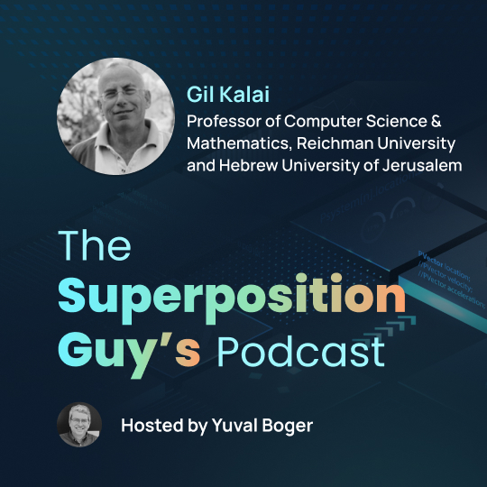 Mathematician Gil Kalai from Reichman University and the Hebrew University of Jerusalem